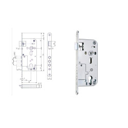 K 114 P/L 90/80 BZn z�mok vlo�kov� s kol�kmi