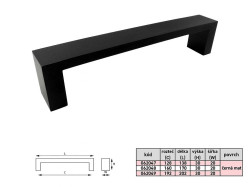 VIKTORIA 160mm �chytka �ierna mat