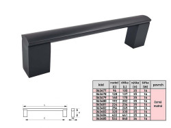 PORTA 192/202mm �chytka �ierna matn�