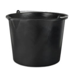 Vedro stavebn� s v�levkou, plast 16l �ierne