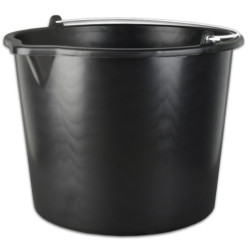 Vedro stavebn� s v�levkou, plast 20l �ierne